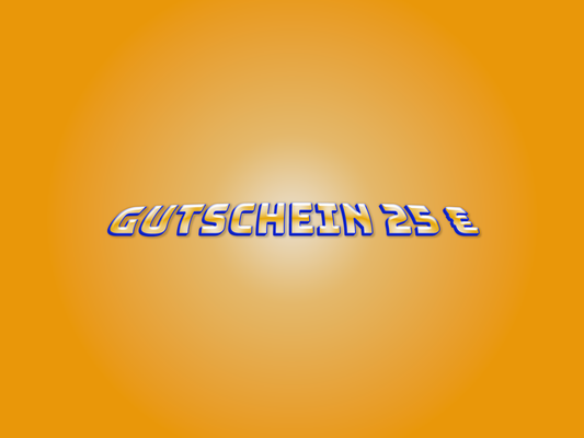 Geburtstags Gutschein 25€