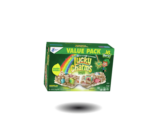 Lucky Charms Breakfast Cereal Treat Bars 16x24g 385g