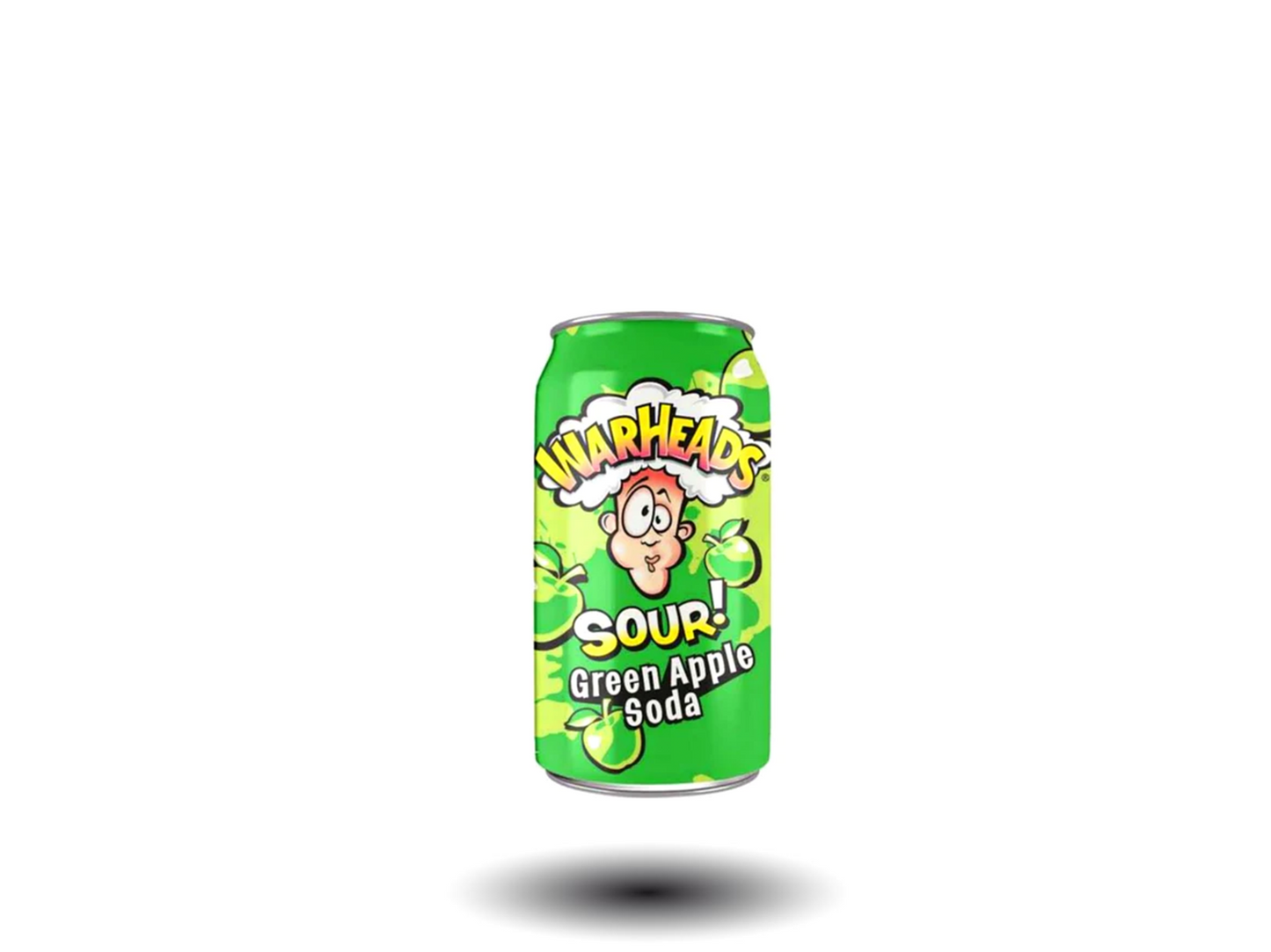 Warheads Sour Green Apple Soda 355ml