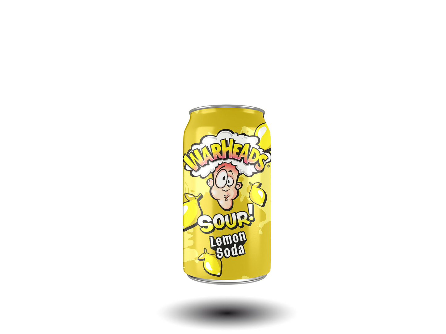 Warheads Sour Lemon Soda 355ml