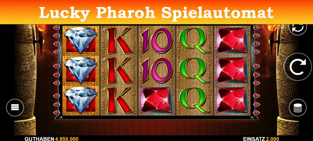 lucky pharaoh spielautomat